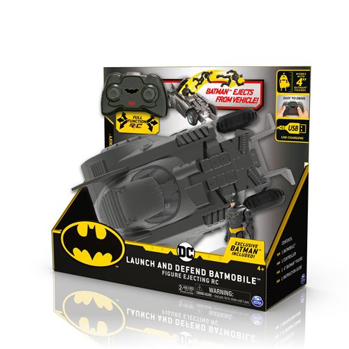 Voiture radiocommandée Batman Batmobile Deluxe Noir