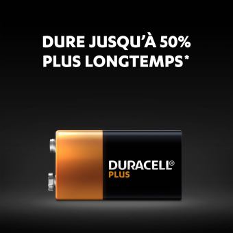 Duracell Plus Power MN1604 - Batterie 9V - Alcaline