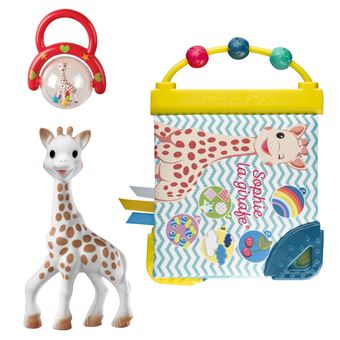 Coffret cadeau Mon trousseau de naissance Sophie la girafe