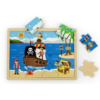 Puzzle 16 pièces Asa Toys Pirate