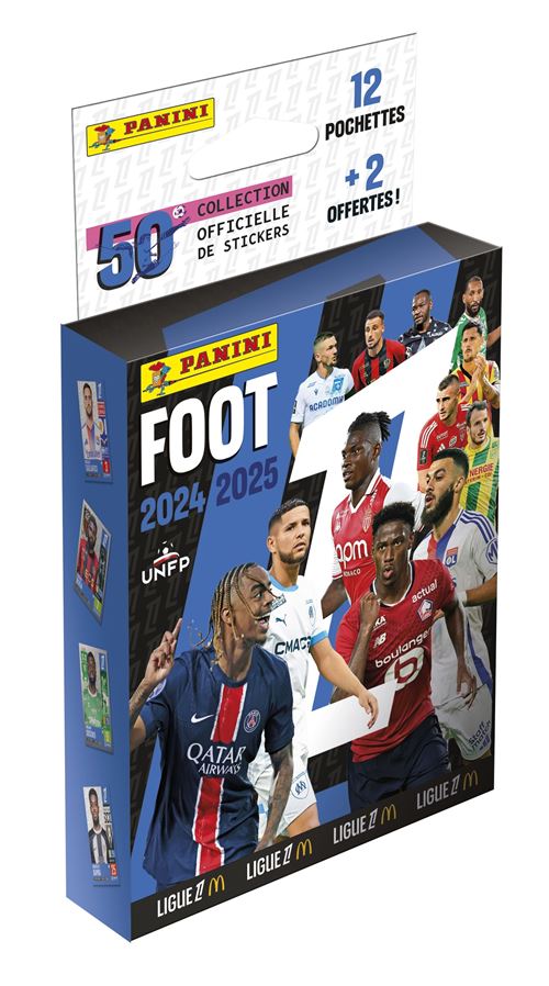 PANINI FOOT 2024 2025 LIGUE 1 McDONALD' Blister 12 pochettes + 2 offertes - vue 2
