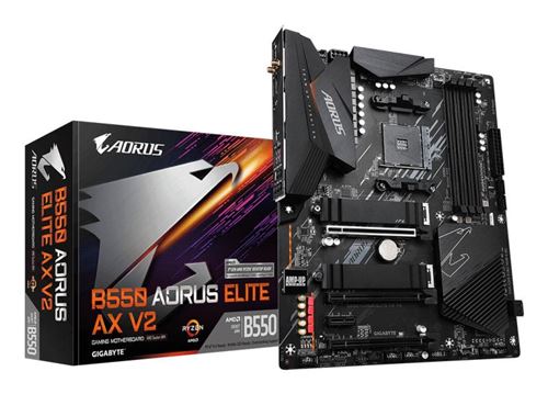 Carte mère Gigabyte B550 AORUS ELITE AX ATX Socket AM4 Chipset AMD B550