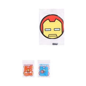 Serviette visage compressée Miniso Marvel Iron Man et Captain America