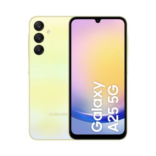 Smartphone Samsung Galaxy A25 6.5 5G Double nano SIM 256 Go Lime
