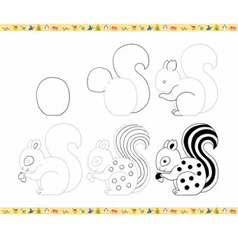 Kit Dessin Kawaii Janod - Apprendre à Dessiner 20 Modèles Mignons Étape Par Étape - Inclut Feuilles, Crayon Et Gomme - Dès 6 Ans