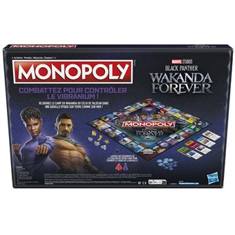 Jeu classique Hasbro Monopoly Black Panther 2