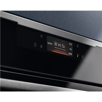 Four Encastrable Electrolux CombiQuick® Série 700 Flex KVLBE08X 1900 W Argent et Noir