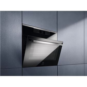 Four Encastrable Electrolux CombiQuick® Série 700 Flex KVLBE08X 1900 W Argent et Noir
