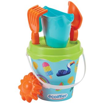 Jeu de plein air Ecoiffier Seau garni décor holidays 17 cm