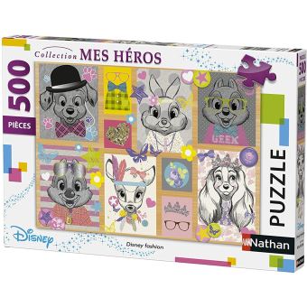 Jeu puzzle Disney Fashion 500 pièces Nathan