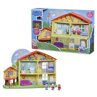 PEPPA PIG - MAISON DE PEPPA AVEC FIGURINE DE PEPPA PIG - POUPÉES