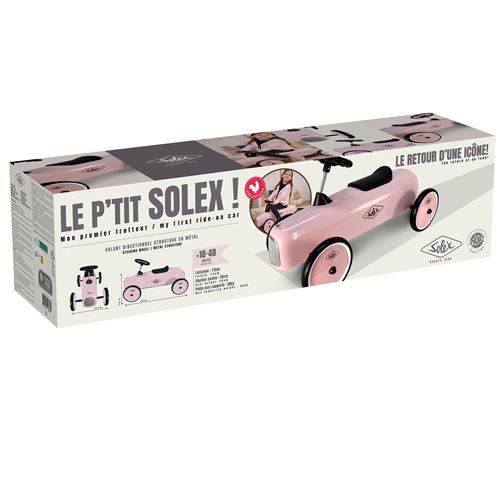 Trotteur Turbo Challenge Solex Rose métal - Turbo Challenge