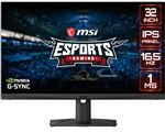 Ecran PC Gaming MSI Optix MAG321QR 31.5" WQHD Noir