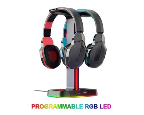 Station de rangement pour Caque Gaming Subsonic Raiden Noir et rouge