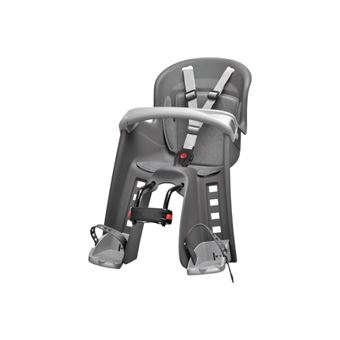 Polisport Porte bebe-siege enfant arriere a fixer sur cadre koari jaune coussin gris (9 a 22kgs) | 57.76 € - Culture Vélo