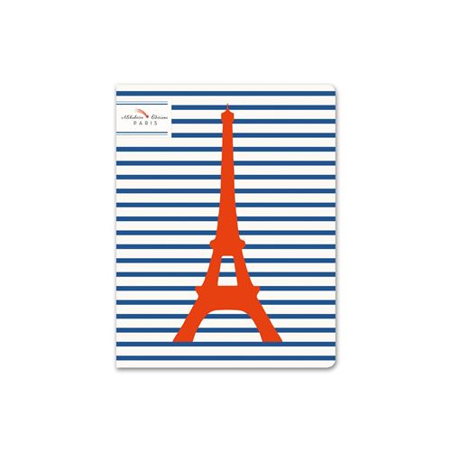 Cahier Alibabette 64 pages lignées Matelo Eiffel 17 x 22 cm