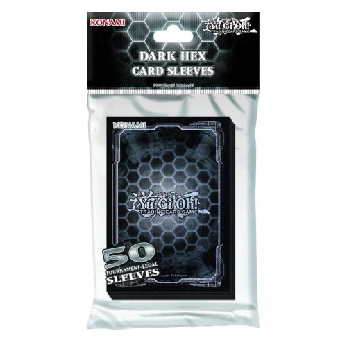 Lot de 50 pochettes Konami Yu-Gi-Oh pour cartes Dark Hex - Yu Gi Oh!
