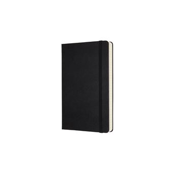 Carnet augmenté classique grand format ligné Moleskine couverture rigide Noir