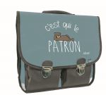 Cartable dos Quo Vadis Vintage Shaman Boy 38 cm Vert et Gris