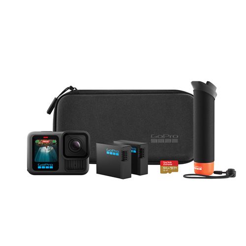 Kit Montage GoPro - Support Poitrine Et Guidon/vélo/ski - Noir