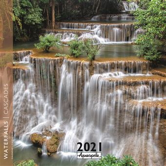 Calendrier Aquarupella Cascades 2021 30 x 30 cm