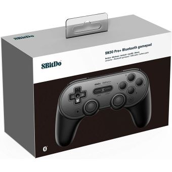 Manette Bluetooth Just for Games 8BitDo SN30 Pro+ Noir