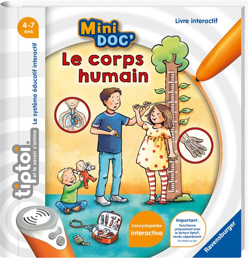 Livre interactif Ravensburger Tiptoi Mini Doc Le corps humain