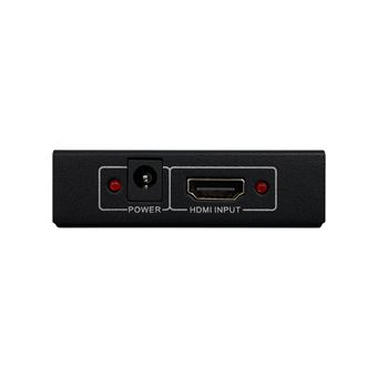 SPLITTER HDMI ULTRA HD 4K 1 ENTREE 2 SORTIES NOIR