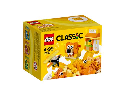 LEGO CLASSIC 10709 - ORANJE CREATIEVE DOOS