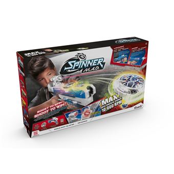 Lanceur de Toupies pointeur lazer Silverlit Spinner Mad Advance single Shot Blaster