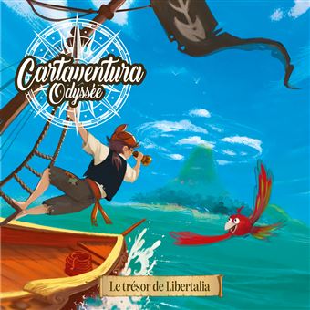 Jeu de stratégie Blackrock Games Cartaventura Odysee Libertalia