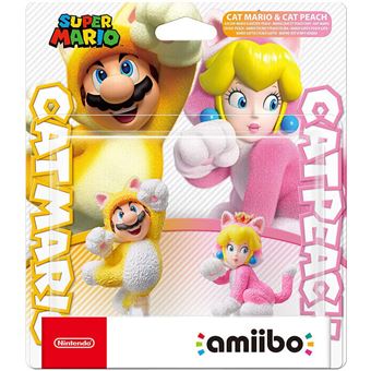 Pack 2 Amiibo Mario Chat & Peach Chat