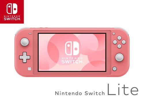 Nintendo Switch Lite Console Pack Coral Pink + Animal Crossing
