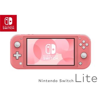 Nintendo Switch Lite Console Pack Coral Pink + Animal Crossing