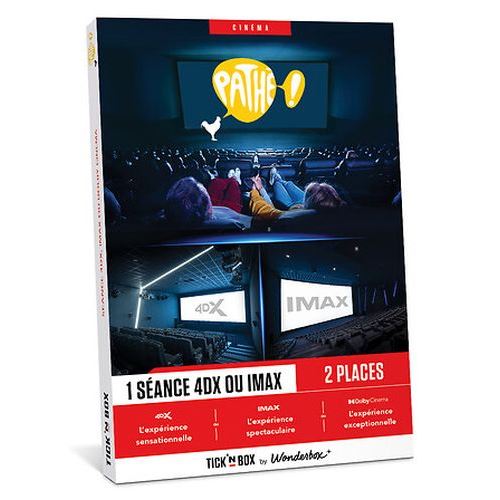 Coffret cadeau Tick nBox Cinéma Pathé Gaumont Expérience