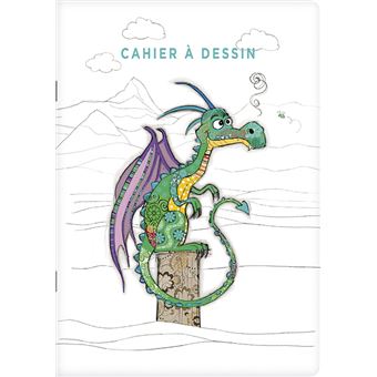 Cahier à dessin A5 Kiub Kooks Enfants Dragon