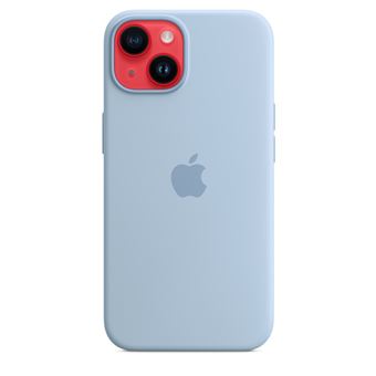 Apple - Coque de protection pour téléphone portable - compatibilité avec MagSafe - silicone - sky - pour iPhone 14