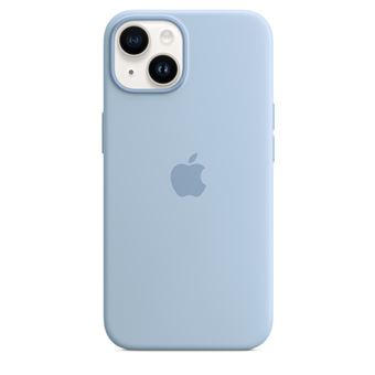 Apple - Coque de protection pour téléphone portable - compatibilité avec MagSafe - silicone - sky - pour iPhone 14