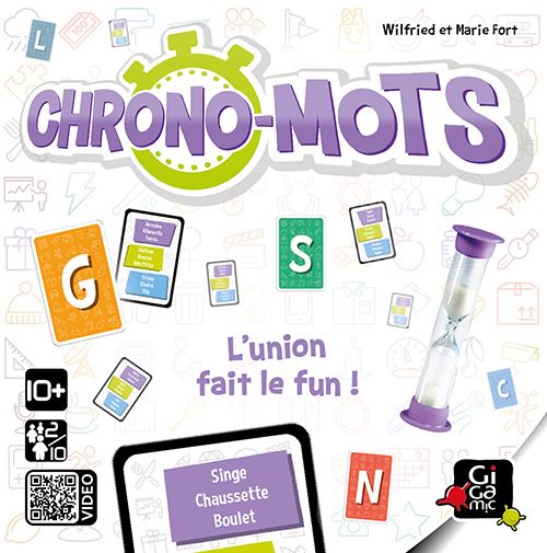 Gigamic Multicolore Jeu D'ambiance Chrono Mots