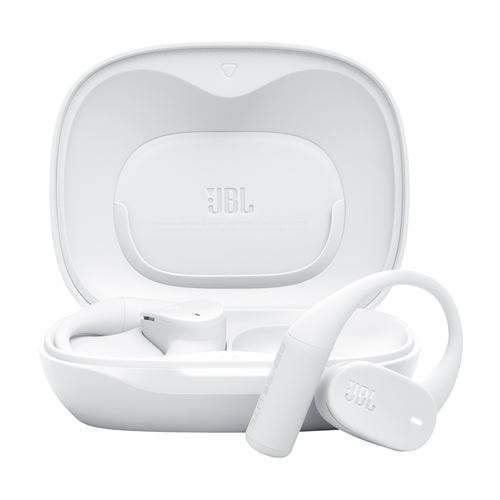 Ecouteurs à conduction aérienne sans fil Bluetooth JBL Sense Lite avec réduction de bruit Blanc