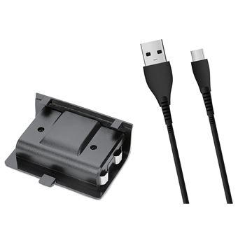 Pack Batterie et câble de recharge Subsonic pour manette Xbox Séries X/S Noir