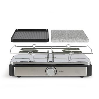 Appareil à raclette Livoo 8 personnes 1400W Noir