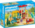 Playmobil Family Fun La Villa de vacances 9423 Parc de jeu avec toboggan