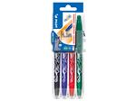 Set 4 stylos Pilot Pen Frixion Ball 07 Noir Bleu Rouge et Vert