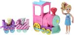 Playset Barbie Chelsea et le train des animaux