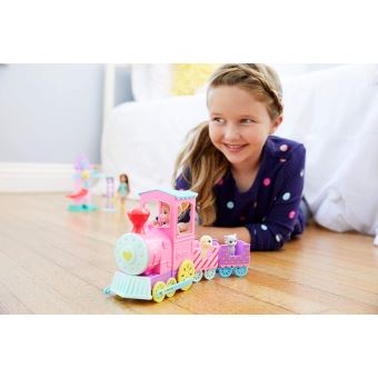 Playset Barbie Chelsea et le train des animaux