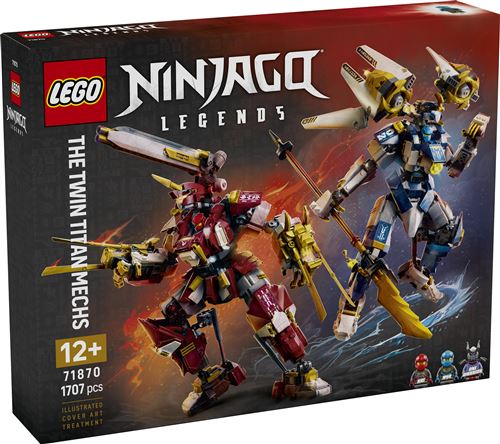 LEGO® Ninjago® 71870 Les robots Titan jumeaux