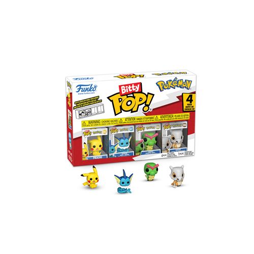 Pack de 4 figurines Funko Bitty Pop Pokémon Pikachu
