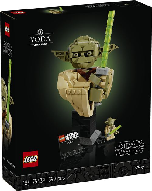 LEGO® Star Wars™ 75438 Le buste de Yoda™ - vue 1