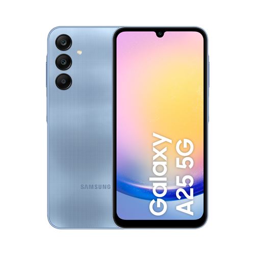 Smartphone Samsung Galaxy A25 6.5 5G Double nano SIM 128 Go Bleu